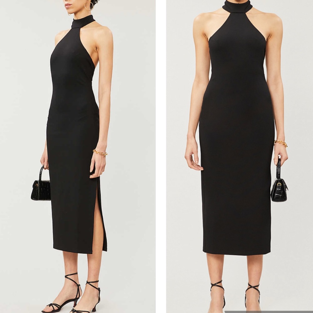 NWT Reformation Gable Halter neck Upcycled midi